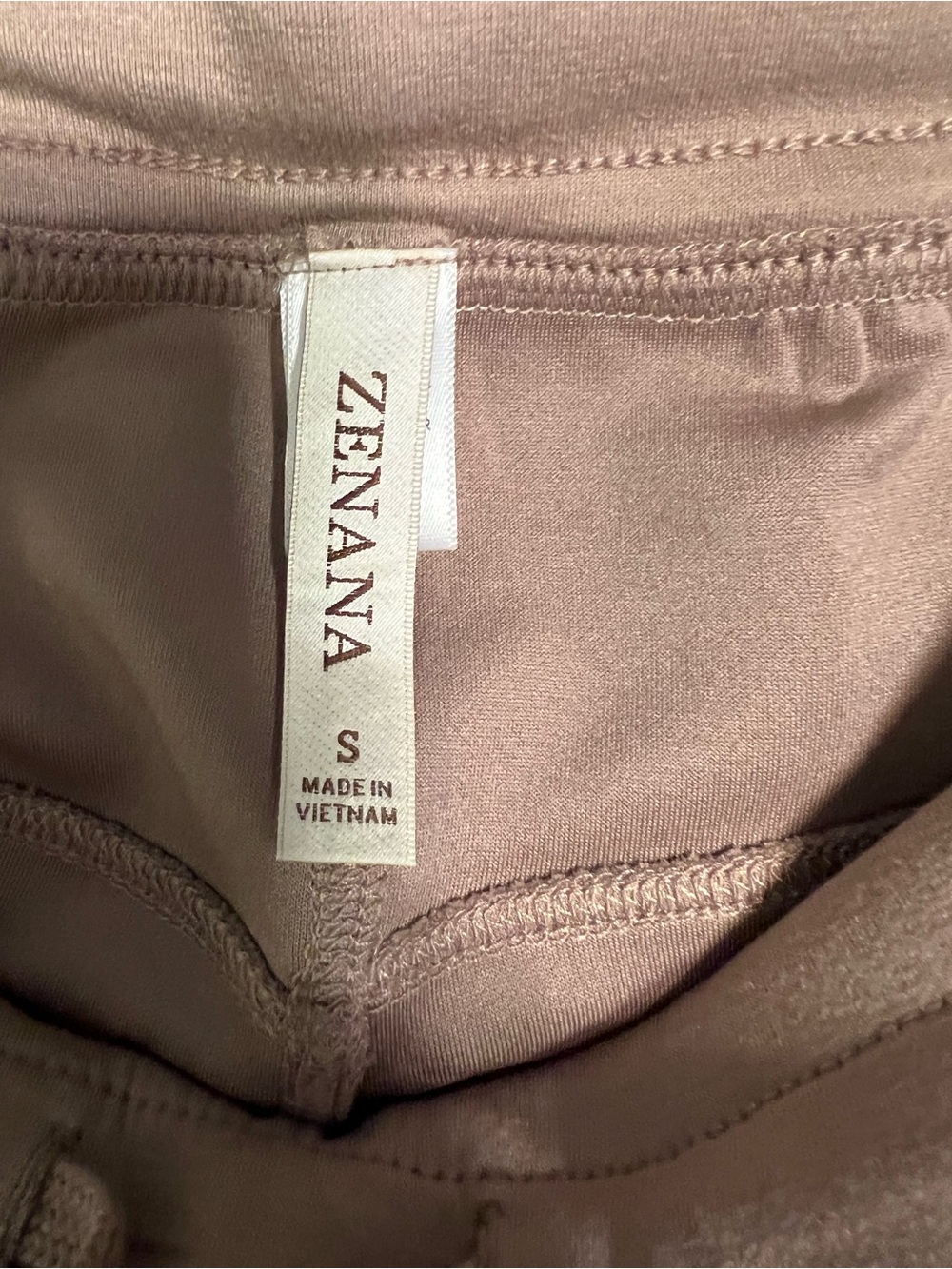 Zenana Mocha Scuba Drawstring Jogger Style Sweatpants (ROP-4053D4) NWOT S #2561 - Picture 4 of 8